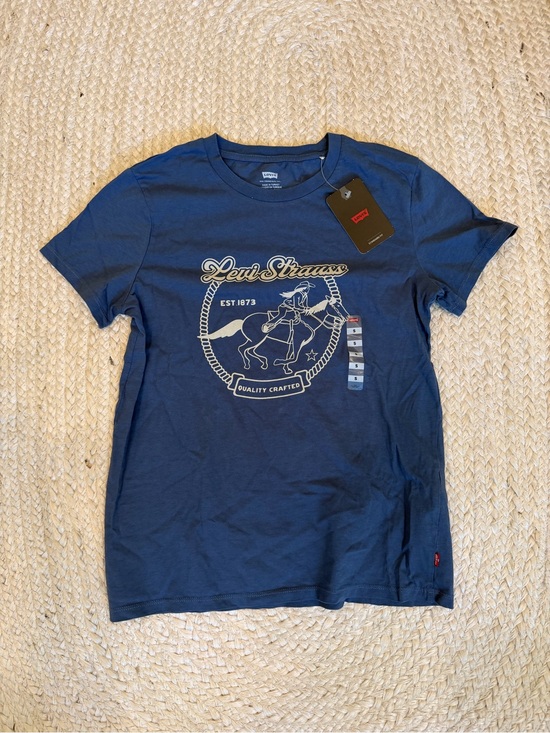 Levi's Tops - Levi's Navy Graphic Logo Short Sleeve Tee